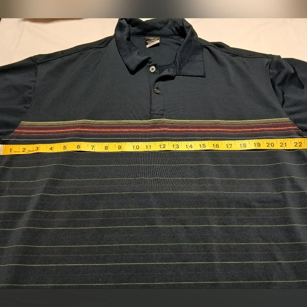 Nike‎ Men's Navy Polo Shirt with Striped Design